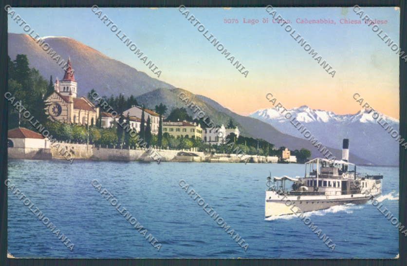 Como Cadenabbia Battello cartolina LQ2278 – fronte