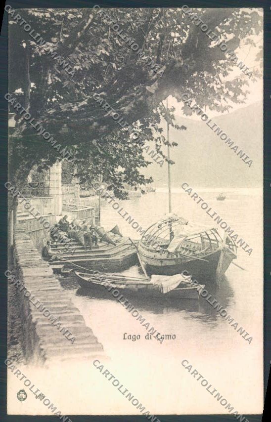 Como Cadenabbia Barca cartolina LQ2283 – fronte