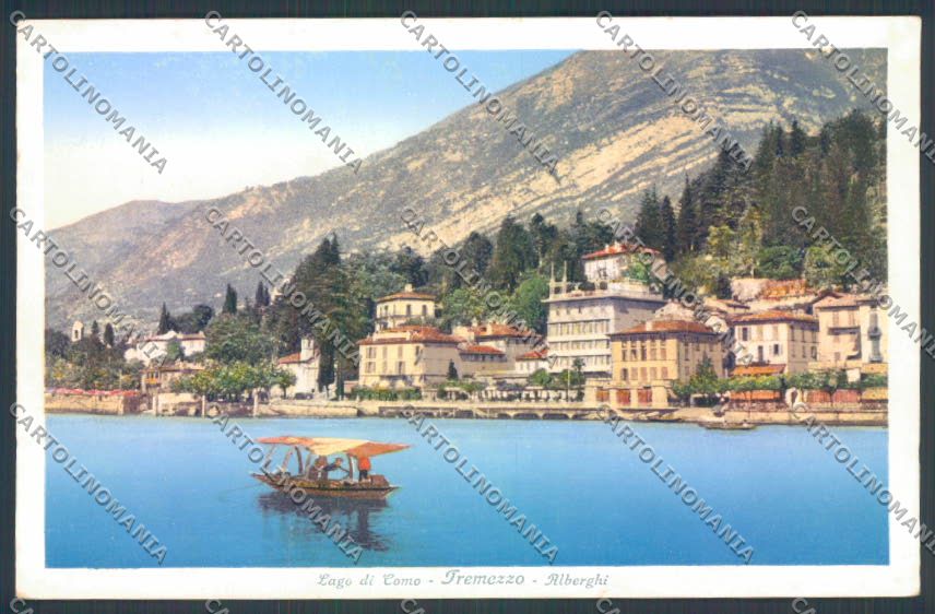 Como Tremezzo Barca cartolina LQ2285 – fronte