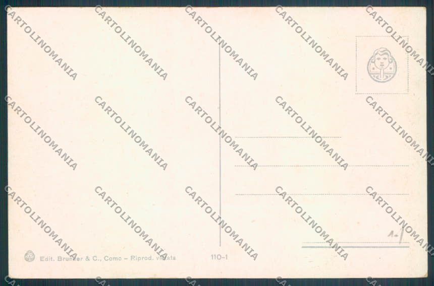 Como Tremezzo Barca cartolina LQ2285 – retro