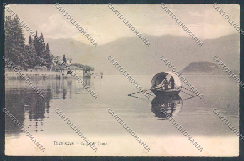 Como Tremezzo Barca cartolina LQ2291 – fronte