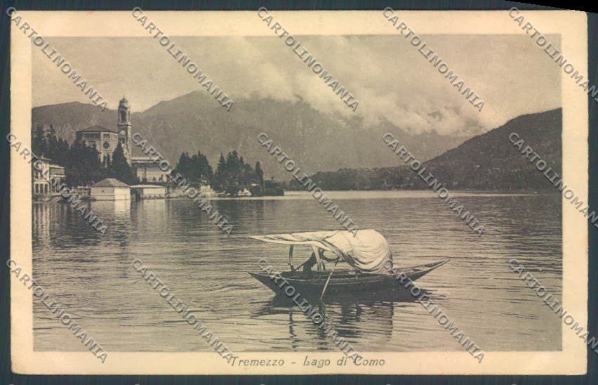 Como Tremezzo Barca cartolina LQ2309 – fronte