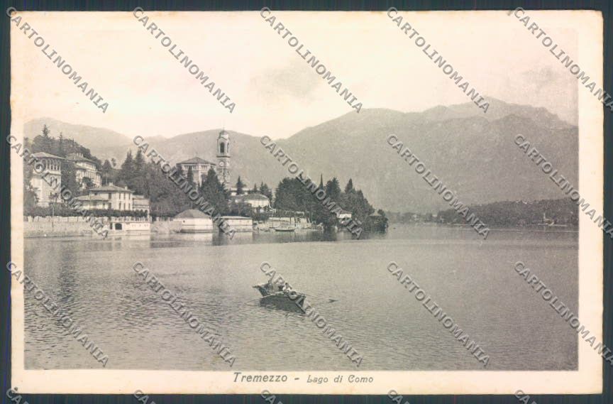 Como Tremezzo Barca cartolina LQ2312 – fronte