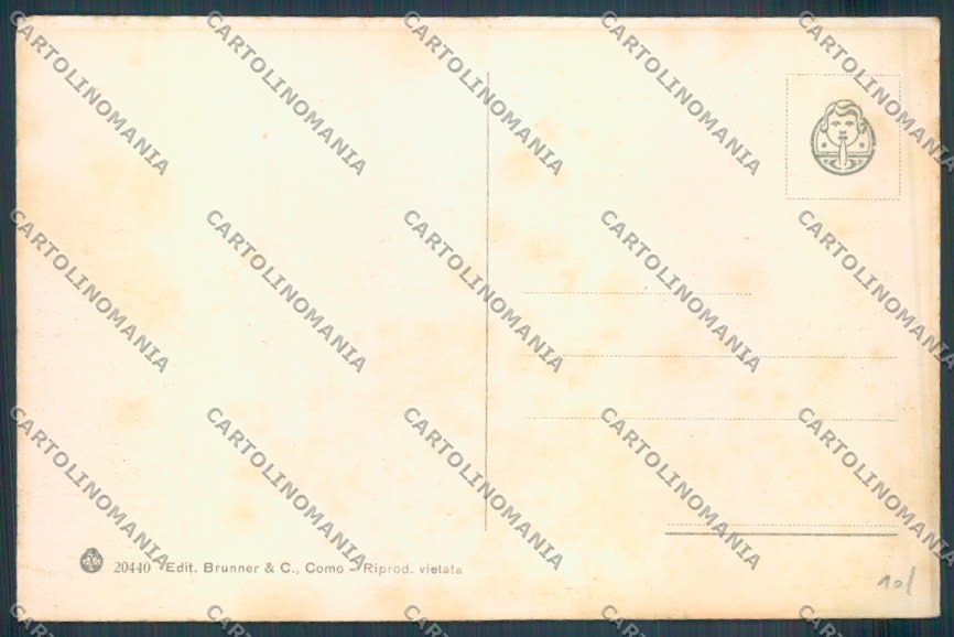 Como Tremezzo Barca cartolina LQ2312 – retro