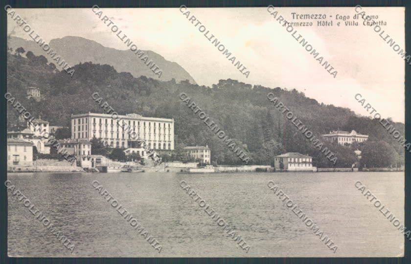 Como Tremezzo SCOLLATA cartolina LQ2313 – fronte