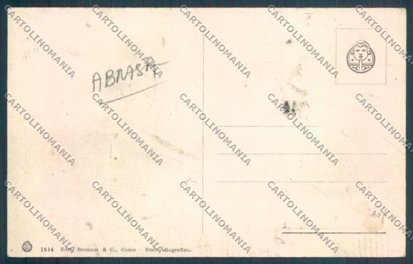 Como Tremezzo ABRASA cartolina LQ2316 – retro