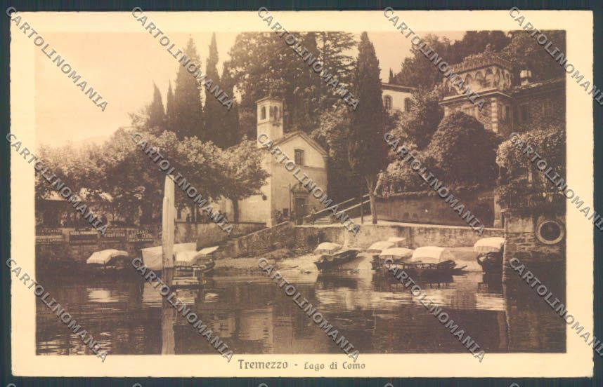 Como Tremezzo Barca cartolina LQ2328 – fronte