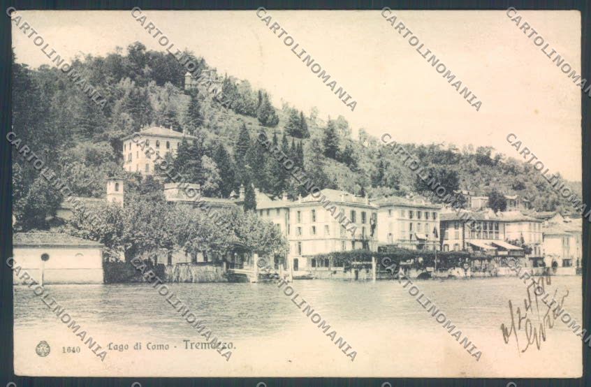 Como Tremezzo SCOLLATA cartolina LQ2345 – fronte