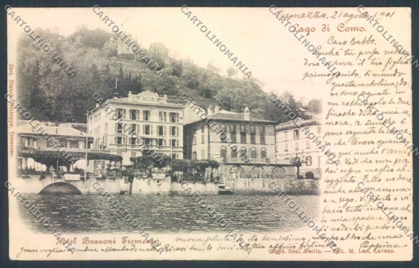 Como Tremezzo cartolina LQ2348 – fronte