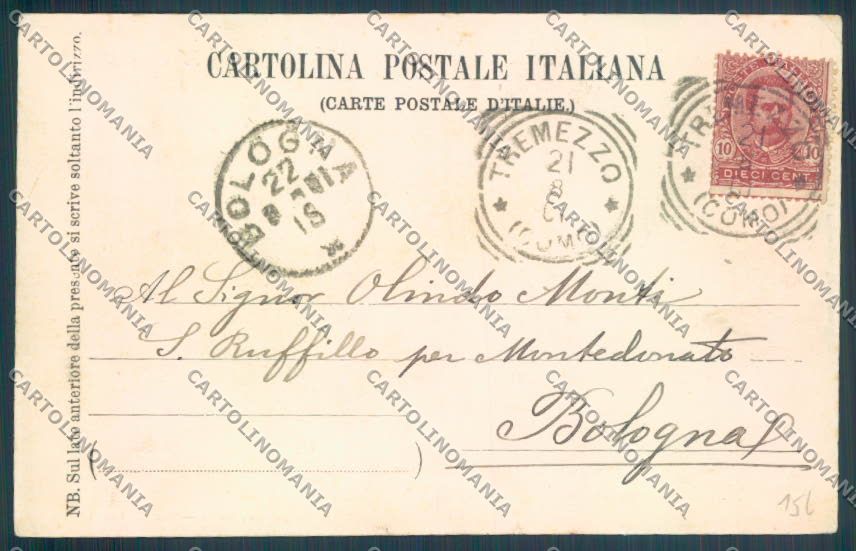 Como Tremezzo cartolina LQ2348 – retro