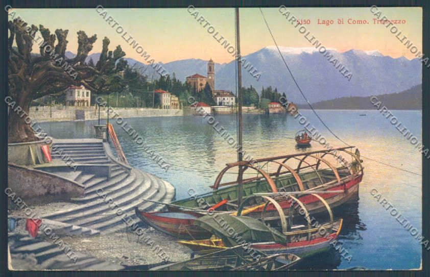Como Tremezzo Barca cartolina LQ2349 – fronte