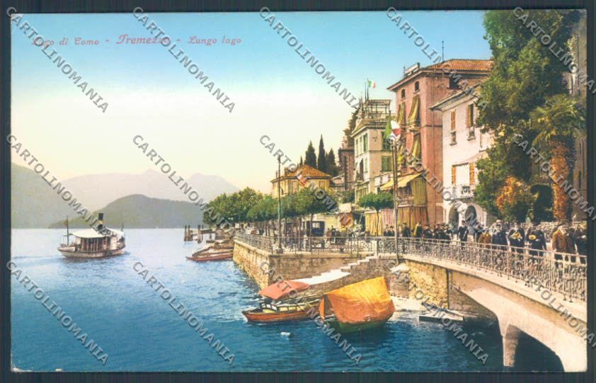Como Tremezzo Barca cartolina LQ2350 – fronte