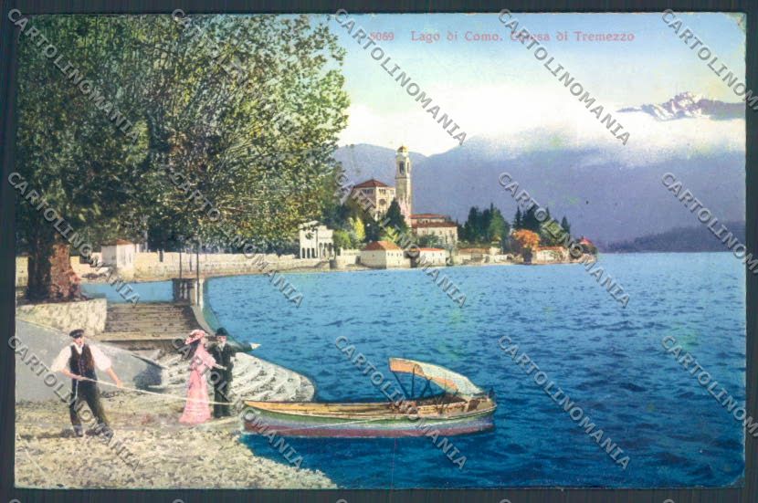 Como Tremezzo Barca cartolina LQ2351 – fronte