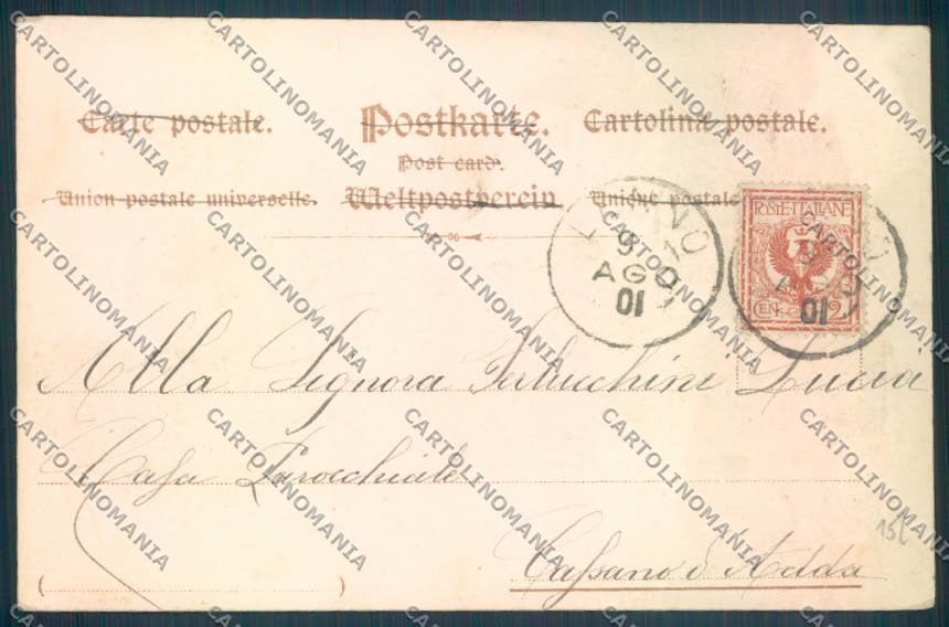 Como Tremezzo cartolina LQ2352 – retro