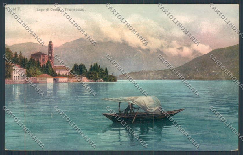 Como Tremezzo Barca cartolina LQ2354 – fronte