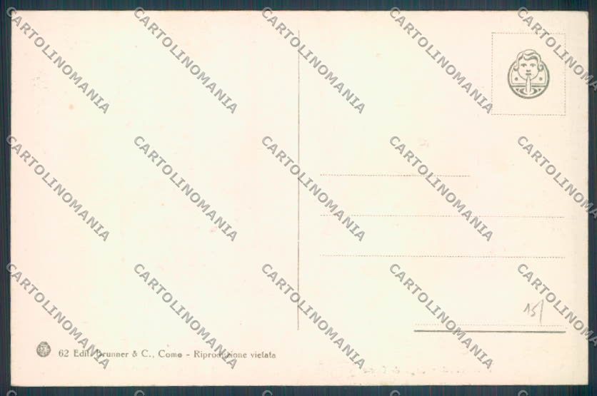 Como Tremezzo Barca cartolina LQ2355 – retro