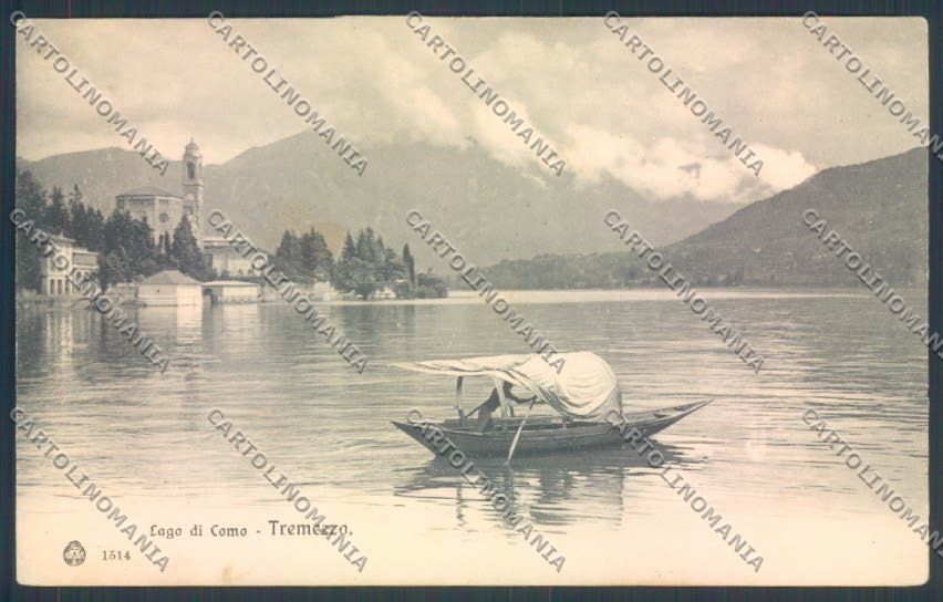 Como Tremezzo Barca cartolina LQ2357 – fronte