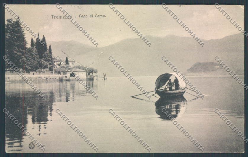 Como Tremezzo Barca STRAPPO cartolina LQ2358 – fronte