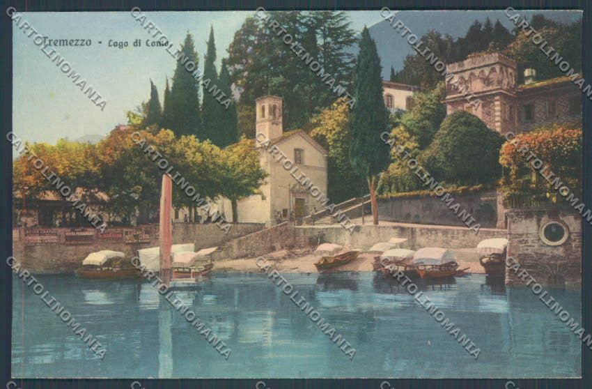 Como Tremezzo Barca cartolina LQ2362 – fronte