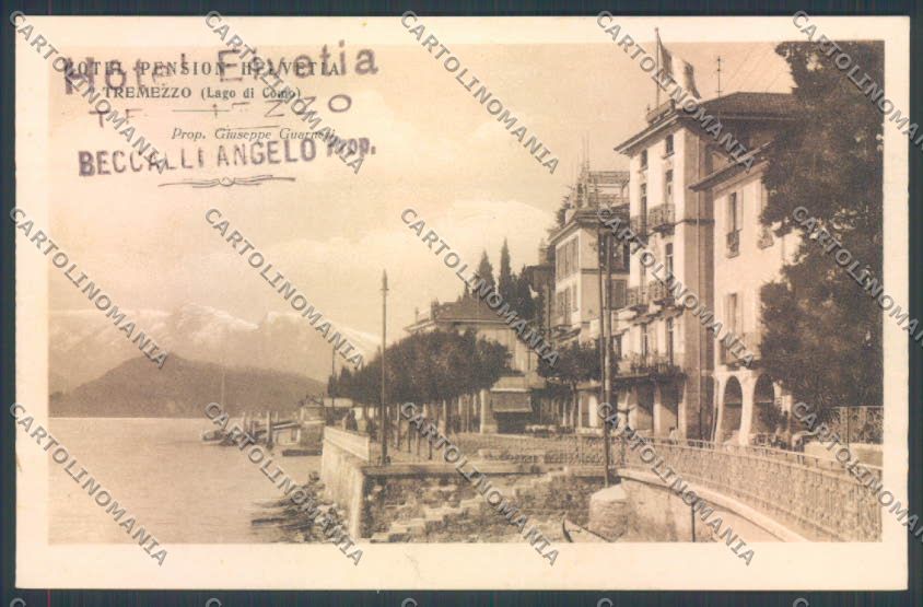 Como Tremezzo cartolina LQ2372 – fronte