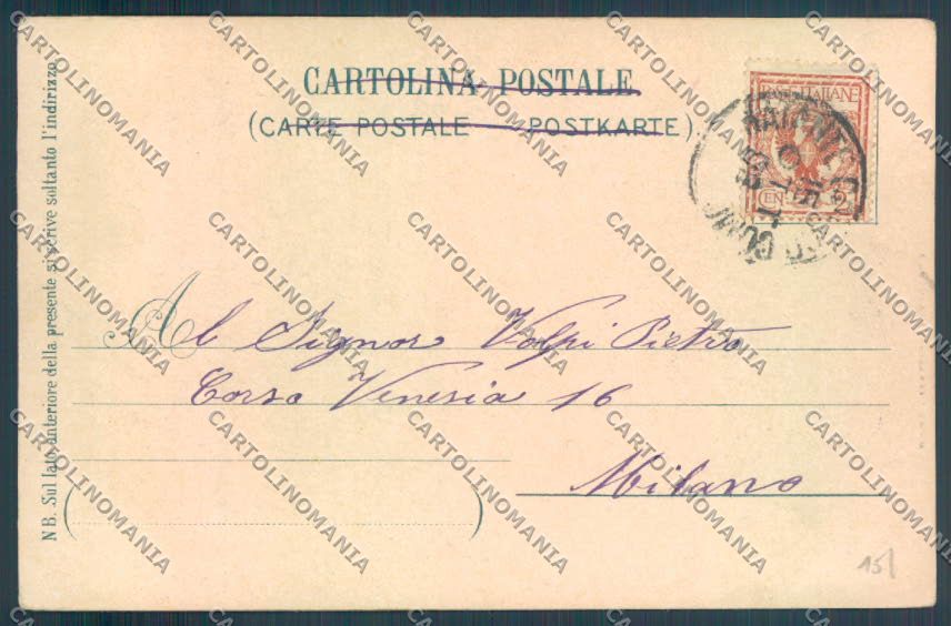 Como Tremezzo cartolina LQ2383 – retro