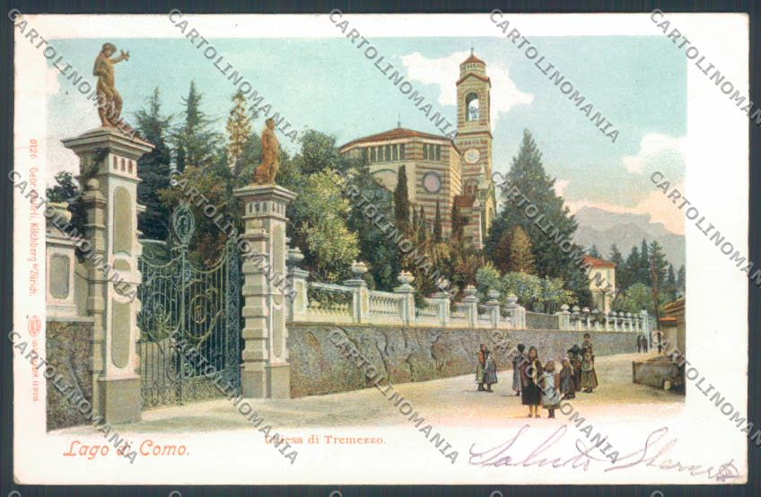 Como Tremezzo PIEGHINA cartolina LQ2384 – fronte