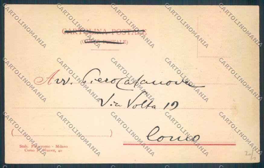 Como Tremezzo Barca cartolina LQ2391 – retro