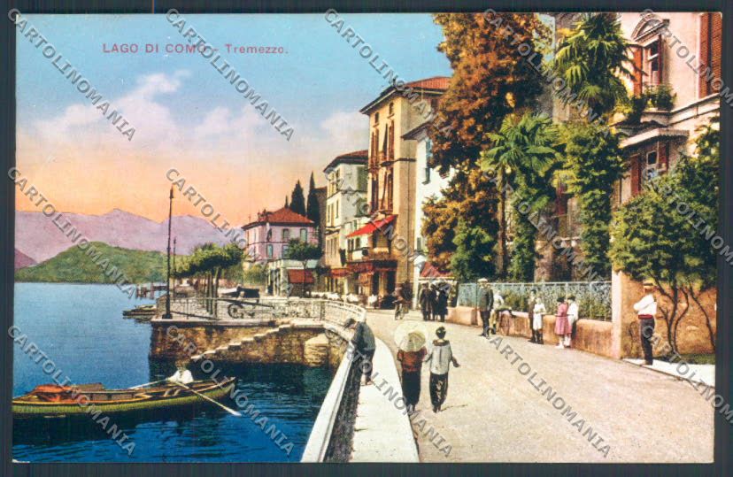 Como Tremezzo Barca cartolina LQ2393 – fronte