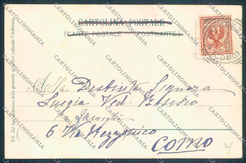 Como Tremezzo cartolina LQ2395 – retro