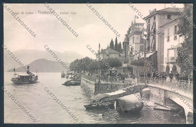 Como Tremezzo Barca cartolina LQ2396 – fronte