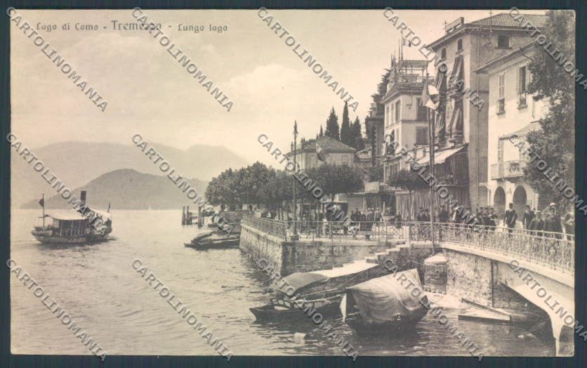 Como Tremezzo Barca cartolina LQ2399 – fronte