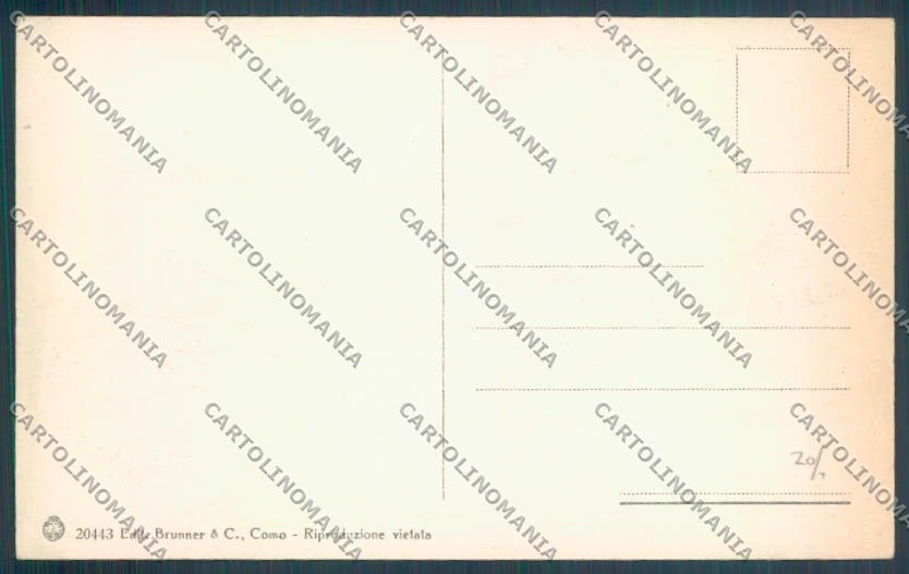 Como Tremezzo Barca cartolina LQ2399 – retro
