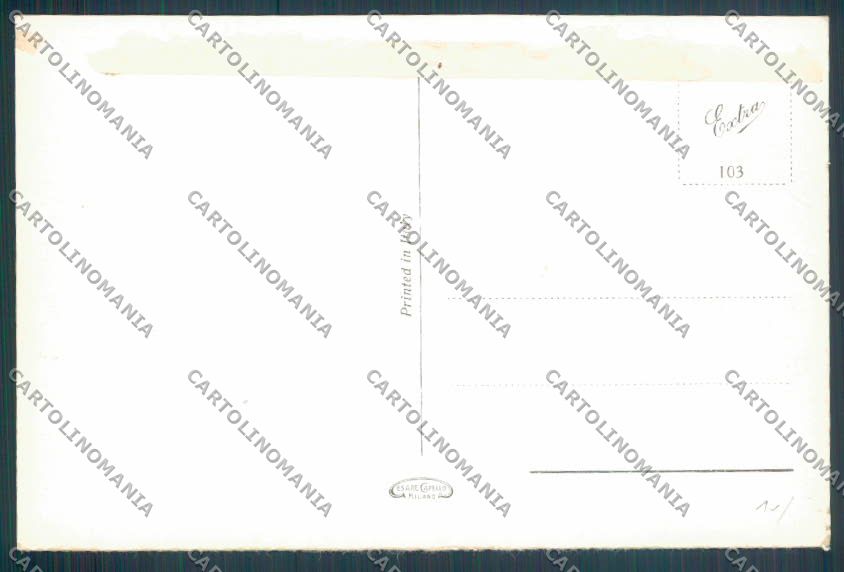 Como Lenno Barca cartolina LQ2411 – retro