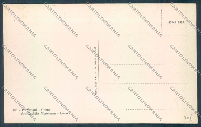 Como Lenno cartolina LQ2447 – retro