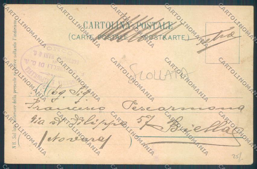 Como Lenno SCOLLATA cartolina LQ2450 – retro