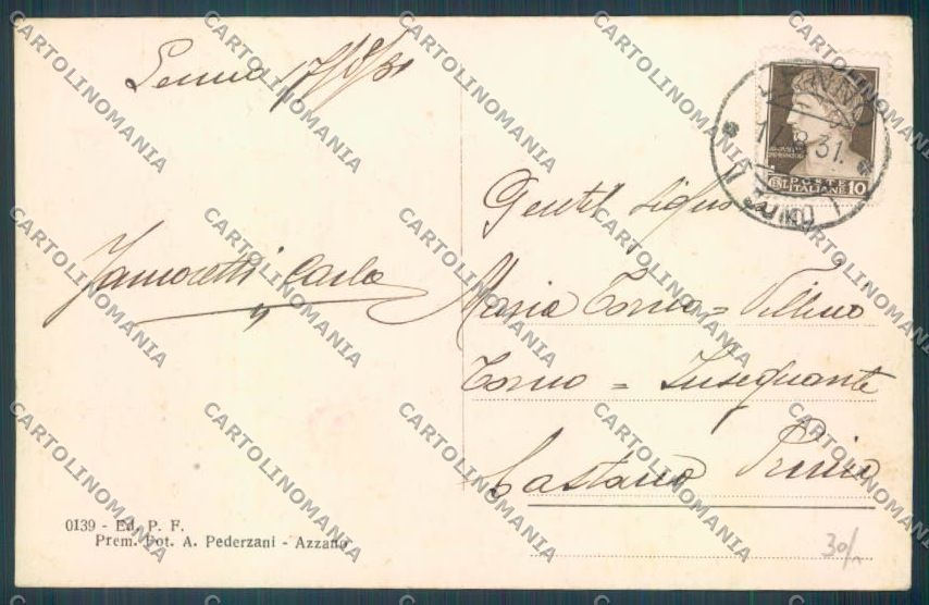 Como Lenno cartolina LQ2452 – retro