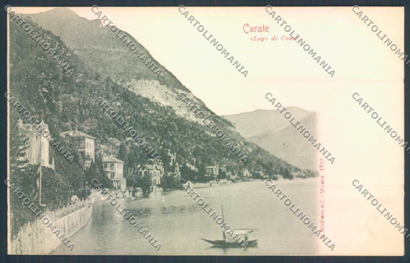 Como Carate cartolina LQ2458 – fronte