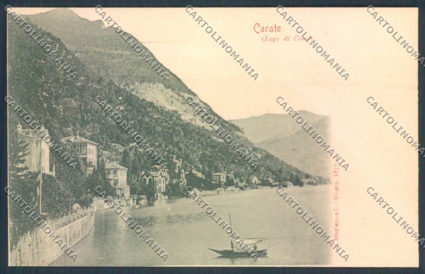 Como Carate cartolina LQ2468 – fronte