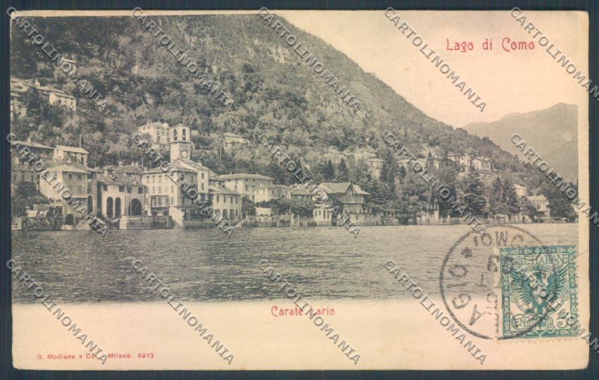 Como Carate cartolina LQ2469 – fronte