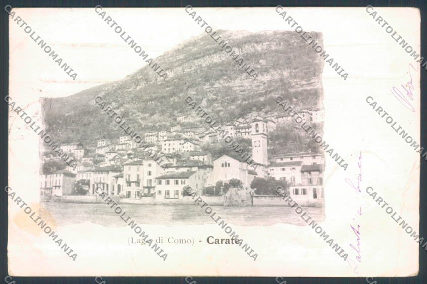 Como Carate PIEGHE cartolina LQ2475 – fronte