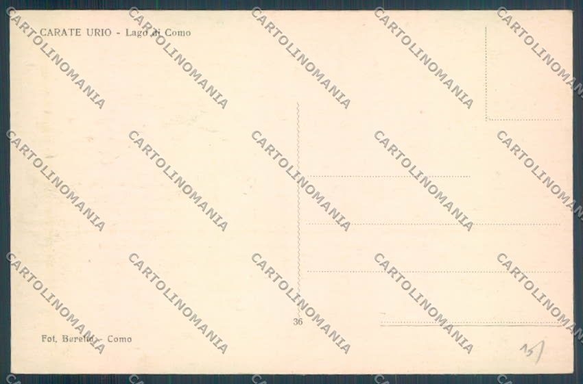 Como Carate cartolina LQ2477 – retro