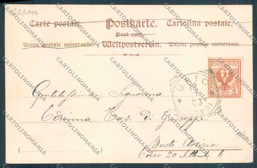 Como Carate cartolina LQ2479 – retro