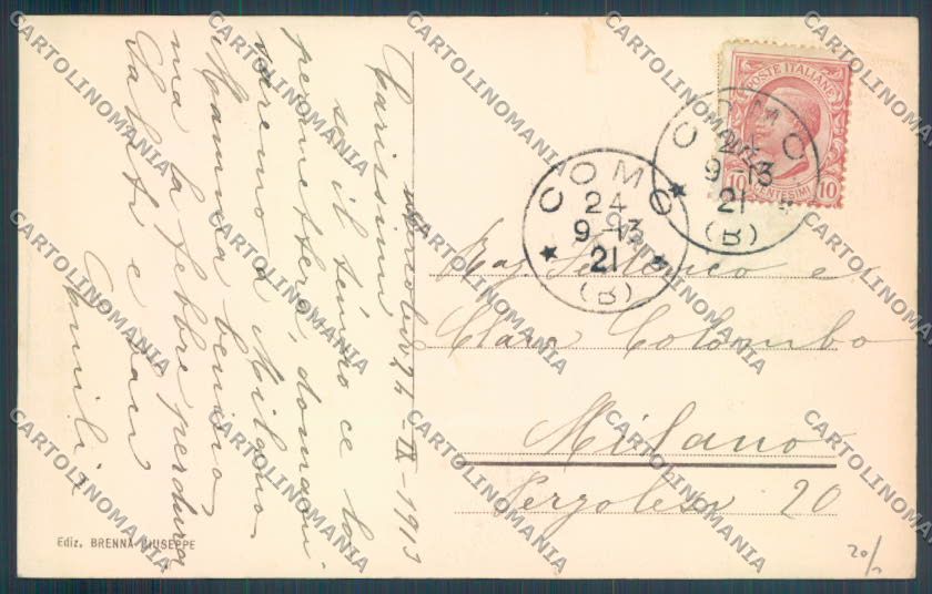Como Carate cartolina LQ2481 – retro