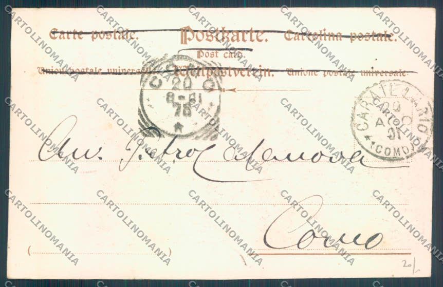 Como Carate cartolina LQ2483 – retro
