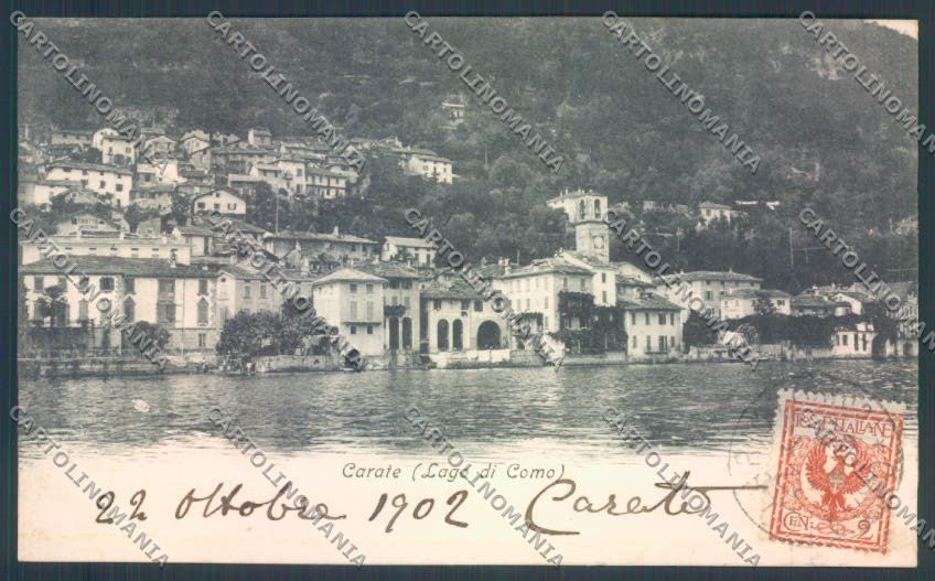 Como Carate cartolina LQ2487 – fronte