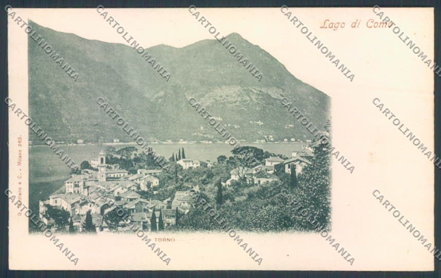 Como Torno cartolina LQ2505 – fronte