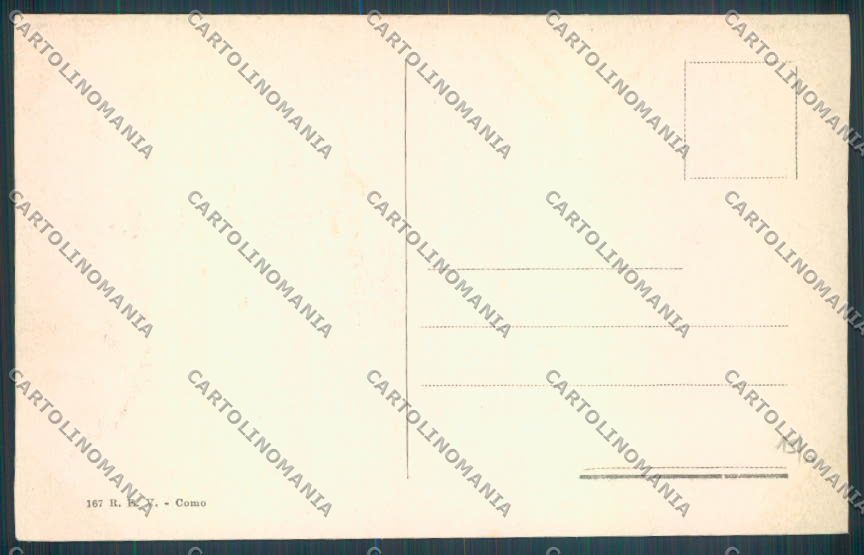 Como Torno Barca cartolina LQ2519 – retro