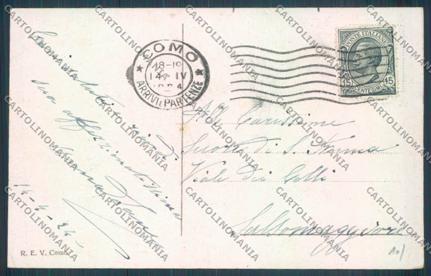 Como Cernobbio cartolina LQ2545 – retro