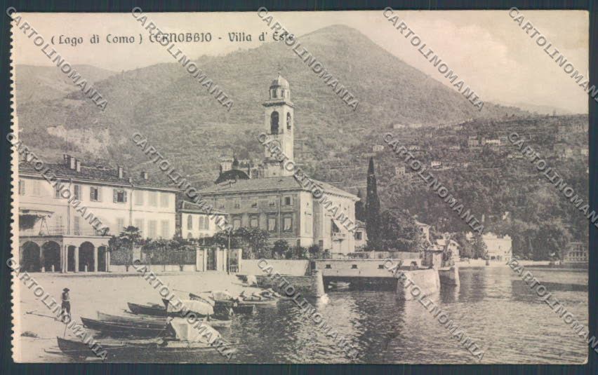 Como Cernobbio Barca cartolina LQ2553 – fronte