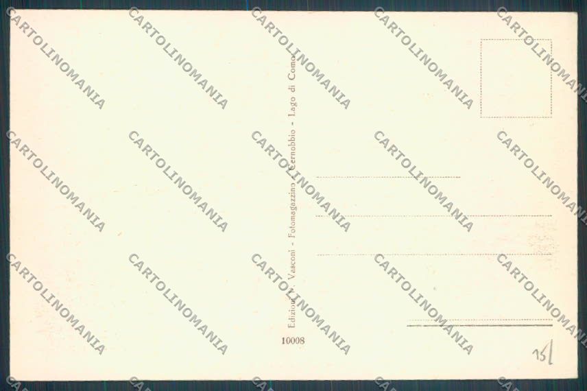 Como Cernobbio cartolina LQ2561 – retro